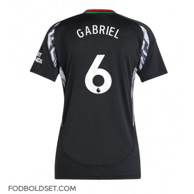 Arsenal Gabriel Magalhaes #6 Udebanetrøje Dame 2024-25 Kortærmet Arsenal Gabriel Magalhaes #6 Udebanetrøje Dame 2024-25 Kortærmet
